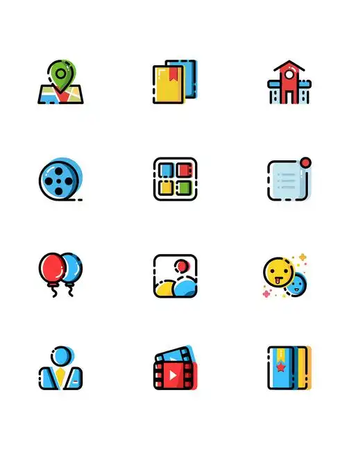 线面结合图标练习