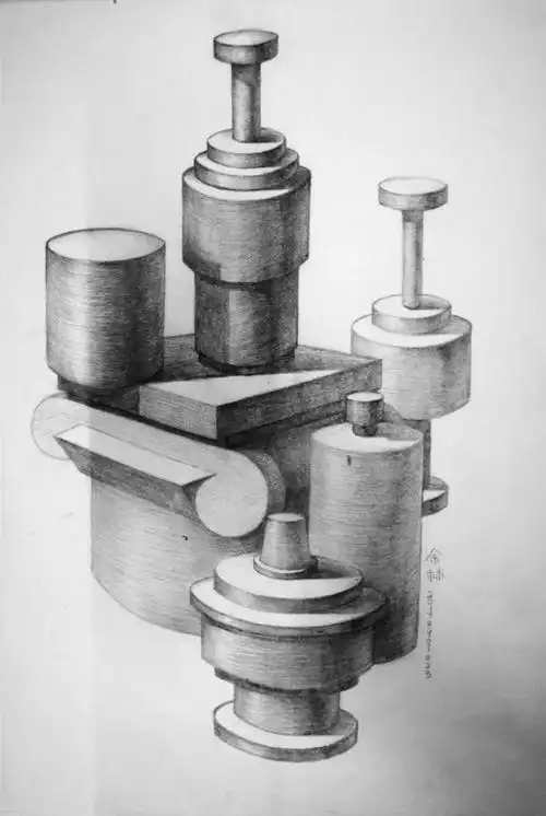 解构的力度——设计素描教学作业展 (2017级)