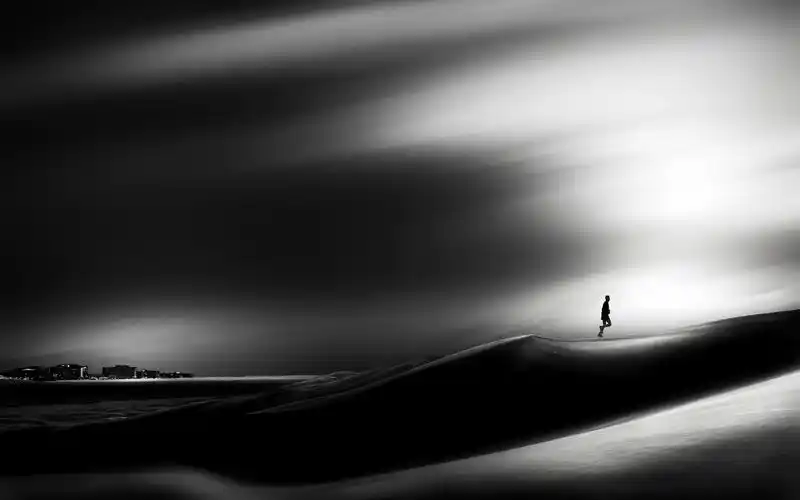 印象主义:灰色的阴影 梦幻摄影黑白风光风景宽屏壁纸壁纸图片