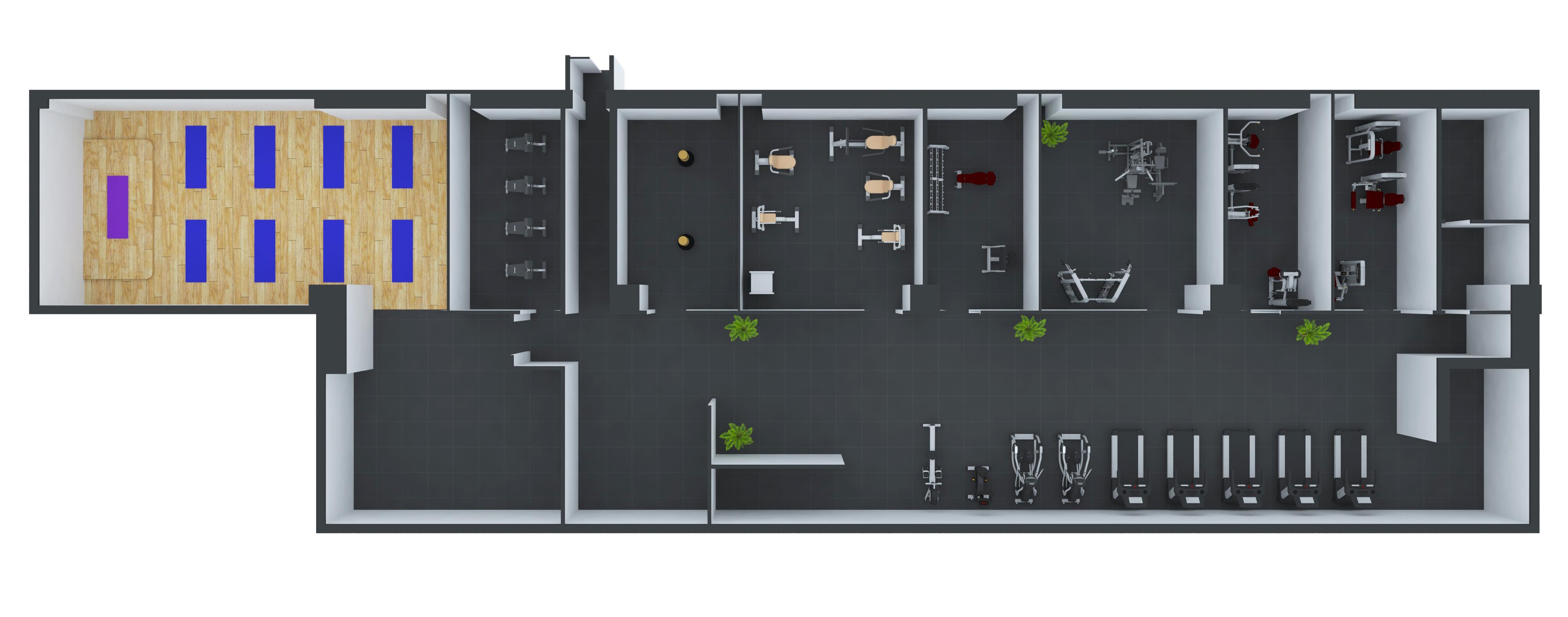 企事业单位职工健身房配置方案与实景照片