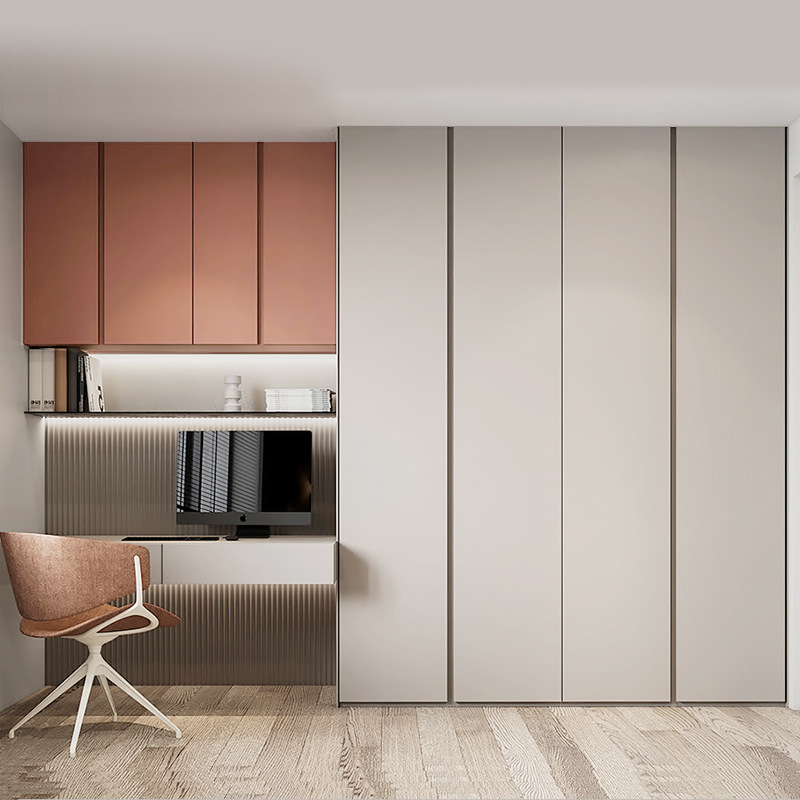 广州花都主卧室整体衣柜定制现代轻奢衣帽间定做开放式衣橱全屋