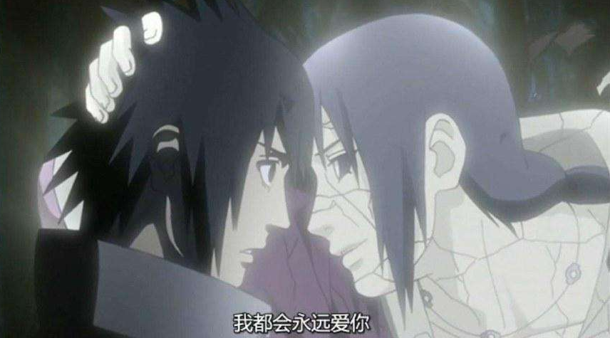 鼬戳佐助额头的真正含义,并不是亲密互动,而是一个悲伤的故事_腾讯