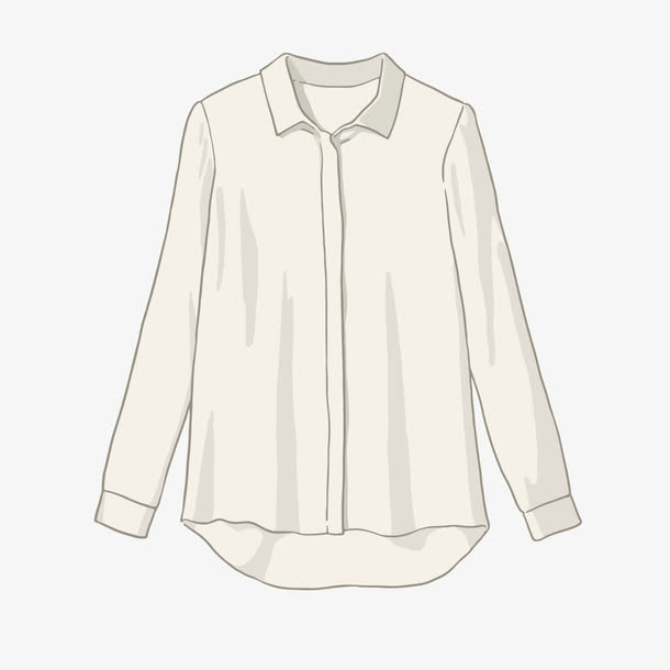 精美米白色衬衫