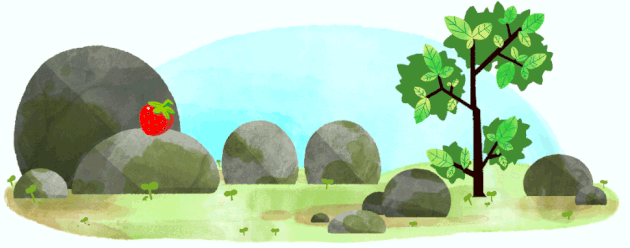 今天是北半球冬至:谷歌涂鸦用卖萌石头来庆祝