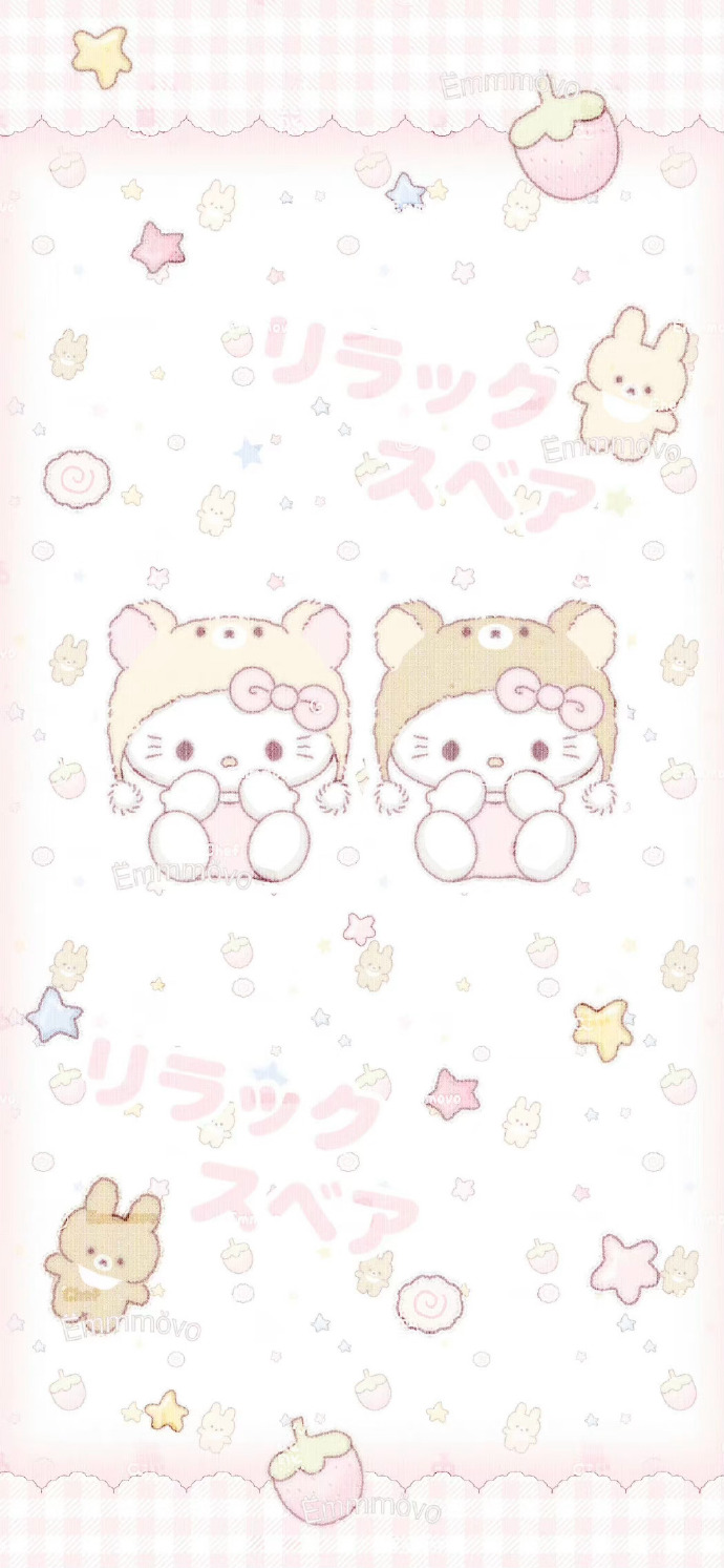 最近用滴超萌平铺聊天背景