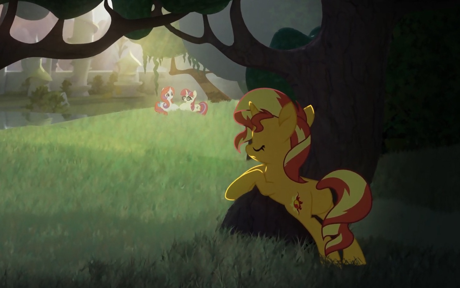 mlp同人动画余晖烁烁之堕落thefallofsunsetshimmerccs字幕