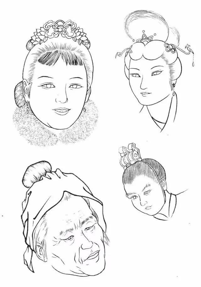 人物五官白描怎么画?学会这些画法,画人物白描很简单,快学习