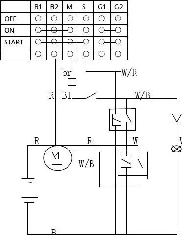 5t合力叉车启动电路故障排除