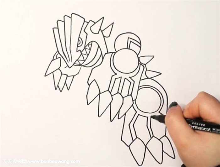 固拉多简笔画教程