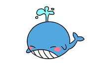 抹香鲸动漫q版简笔画