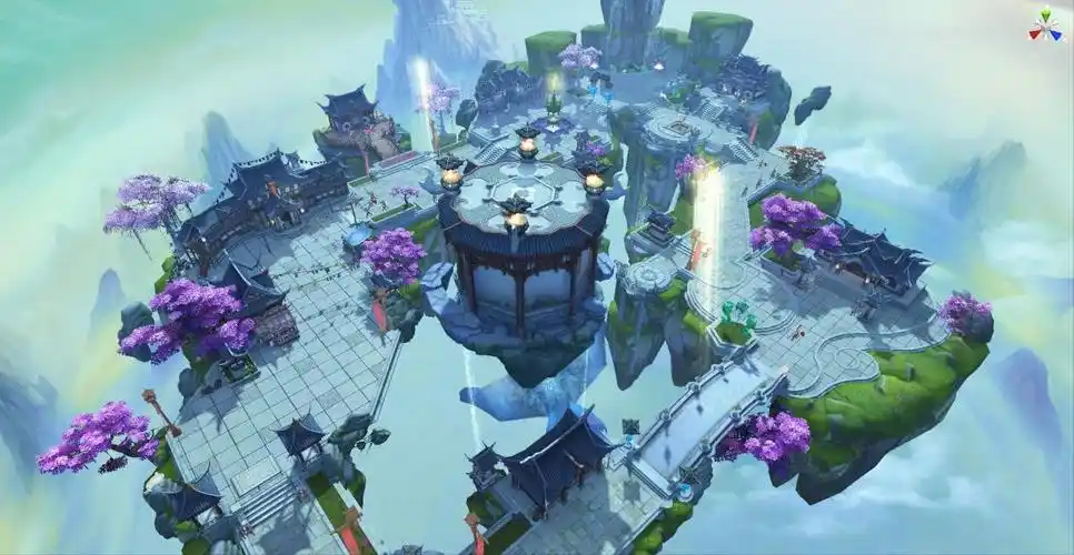 《全民斩仙2》主打国风路线,游戏场景仙气十足,人物,建筑和玩法又都