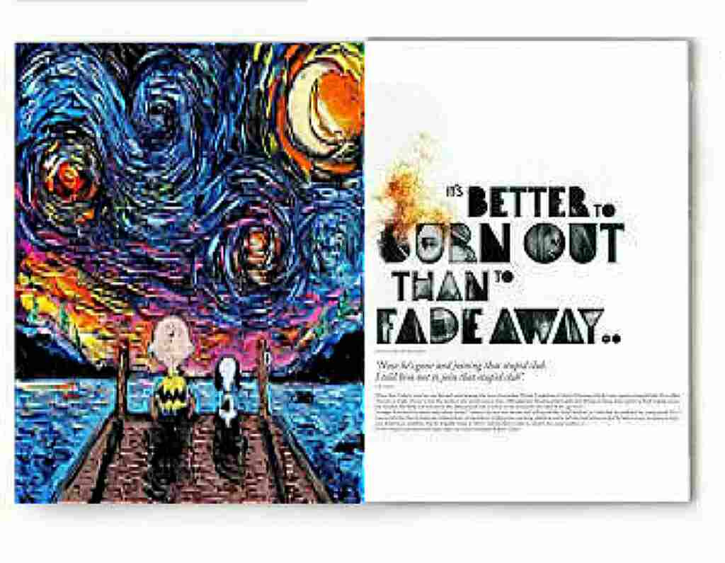 满版型版式设计作品