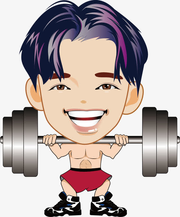 授权对象暂无授权使用范围仅供学习交流使用aipng卡通线描举重运动员