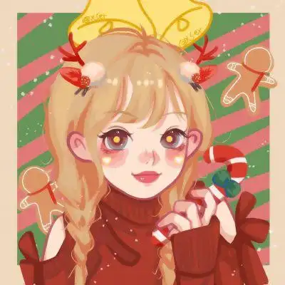 手绘可爱神仙女生头像图片