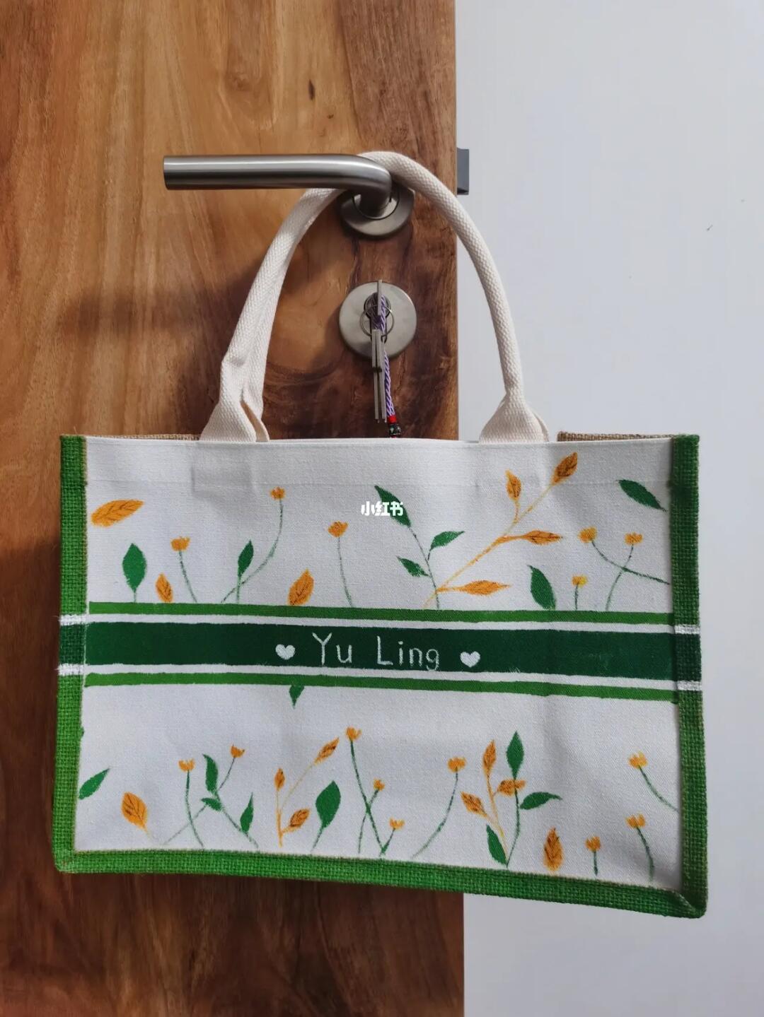 丙烯手绘帆布袋