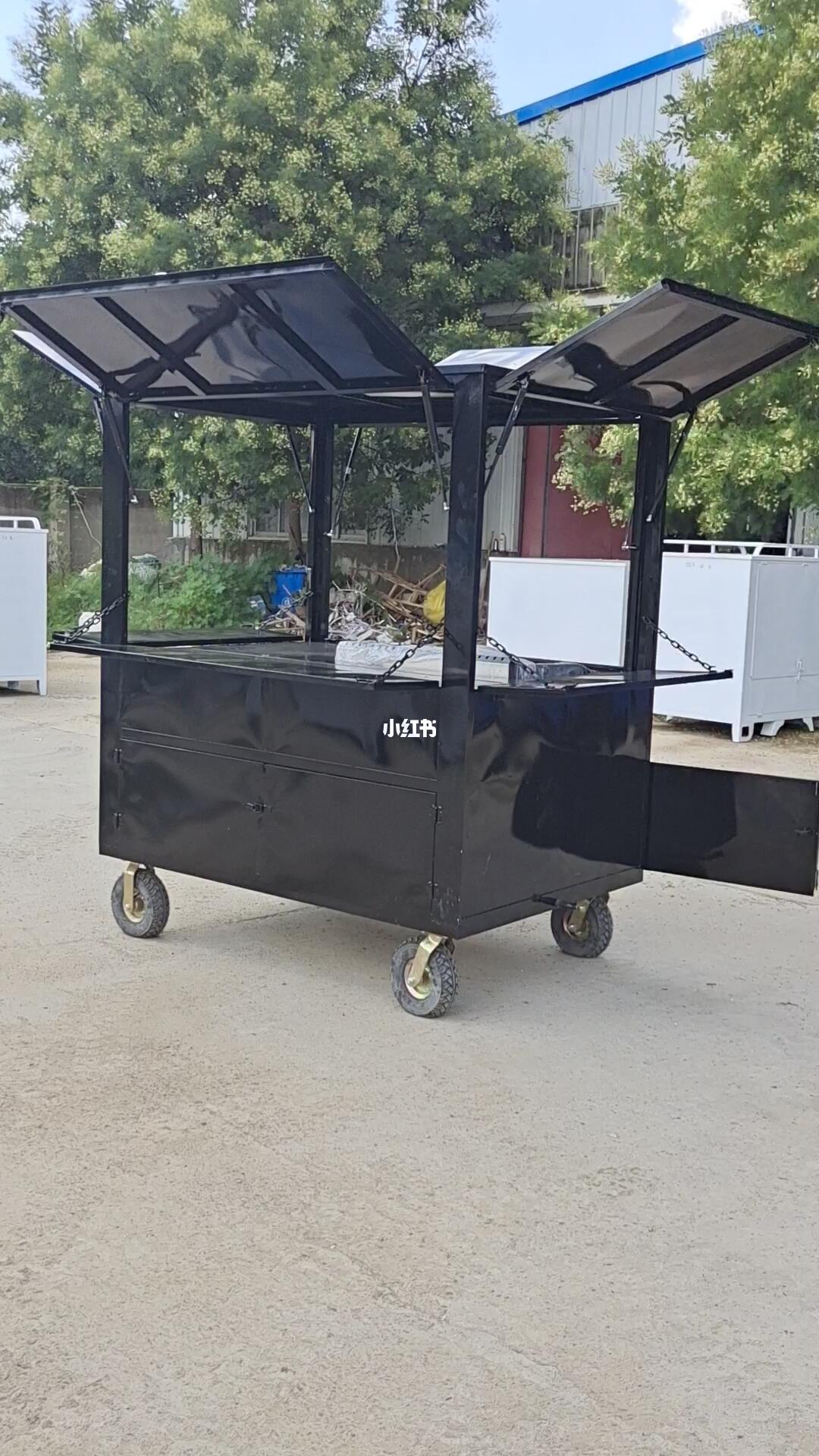 电动三轮小吃车夜市摆摊车铁板鱿鱼美食