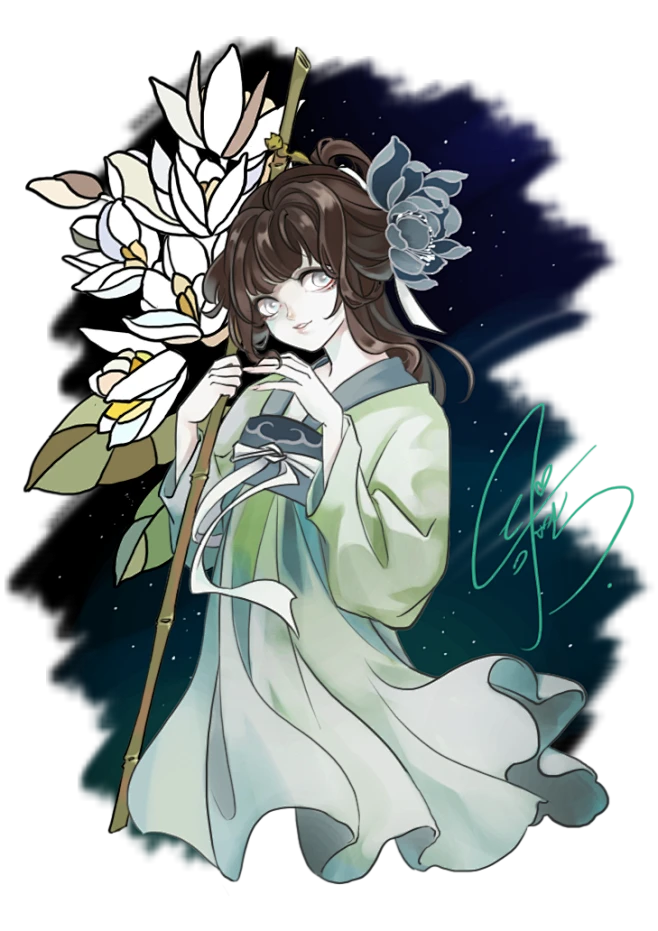 古风国风动漫手绘二次元女头