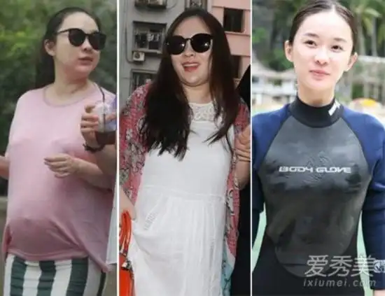 女星怀孕颜值差距大 张梓琳佟丽娅美哭了!
