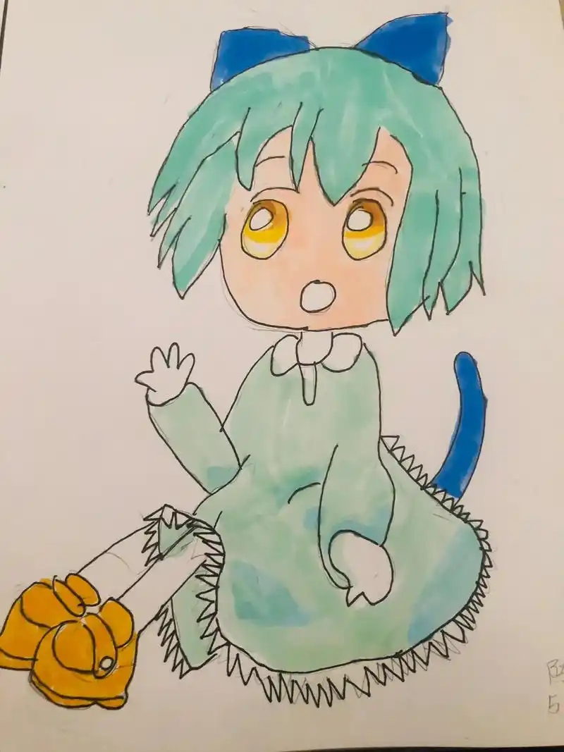 爱画画的小朋友 #漫画女孩 #动漫人物绘画 - 抖音