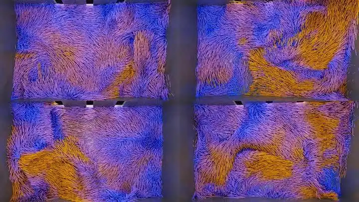 裸眼3d波浪多彩线条_2560x1440_高清视频素材下载(编号:7517624)_影视