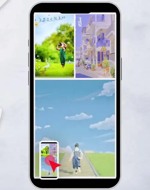 苹果手机怎么把三张照片合成一张