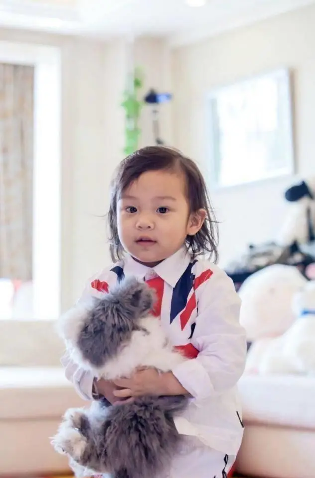 原创7岁的甜馨,遗传父母基因,变化较大_贾乃亮_人们_女儿